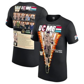 Áo thun nam in hình john cena red, trắng và xanh dương thương hiệu wwe rivals the rock vs 2023 áo thun in hình john cena độc đáo cá tính