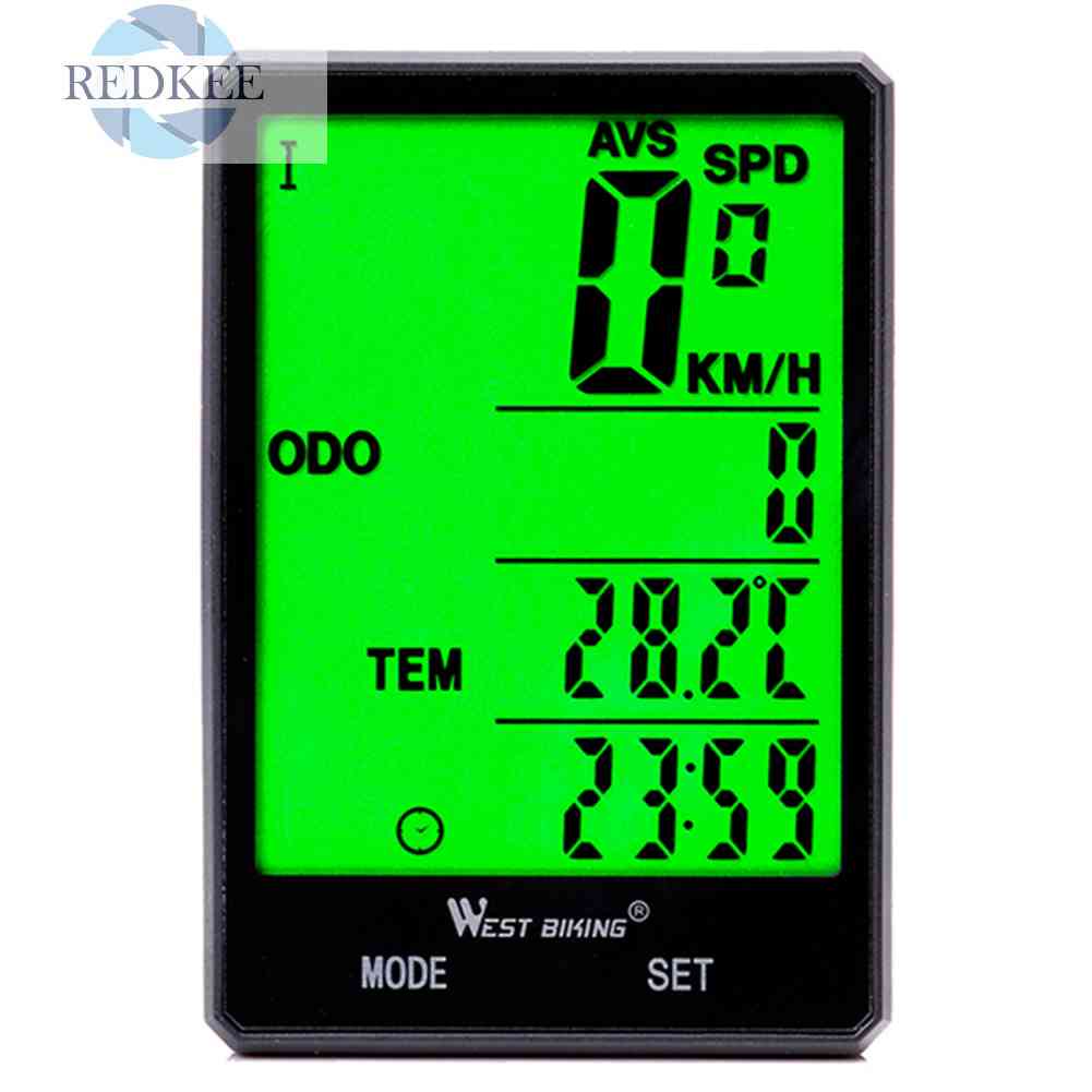 Đồng Hồ Đo Tốc Độ Không Dây / Chống Nước Mưa Cho Xe Đạp MTB