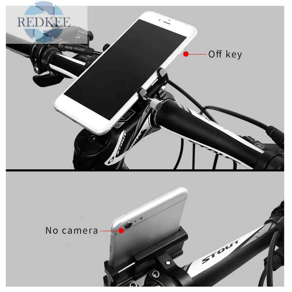 Giá Đỡ Điện Thoại OUO Q-88 Bằng Nhôm Gắn Tay Lái Xe Đạp / Mô Tô
