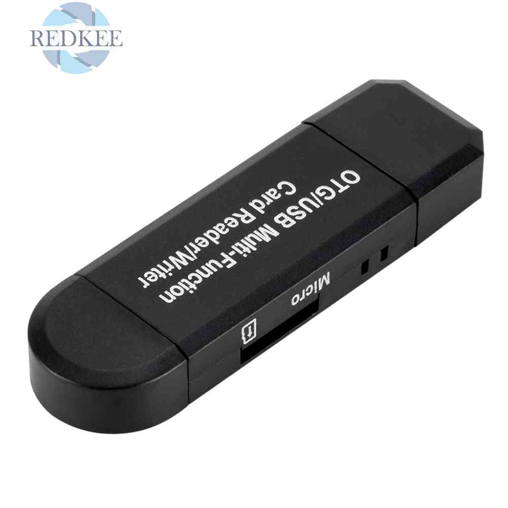 Đầu Đọc Thẻ Nhớ OTG USB 2.0 Micro USB SD TF 2 Trong 1