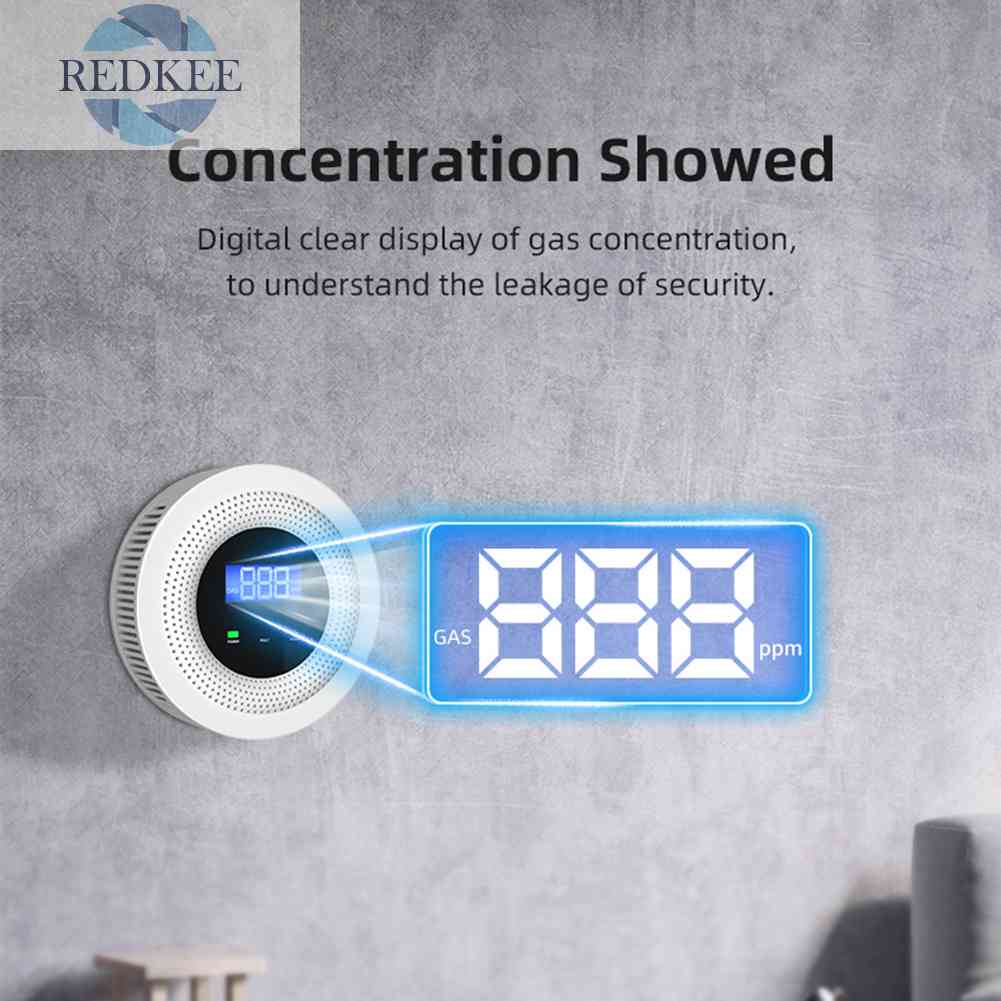 Cảm Biến Rò Rỉ Khí Ga Màn Hình Kỹ Thuật Số Cho LPG Gas Biogas Methane