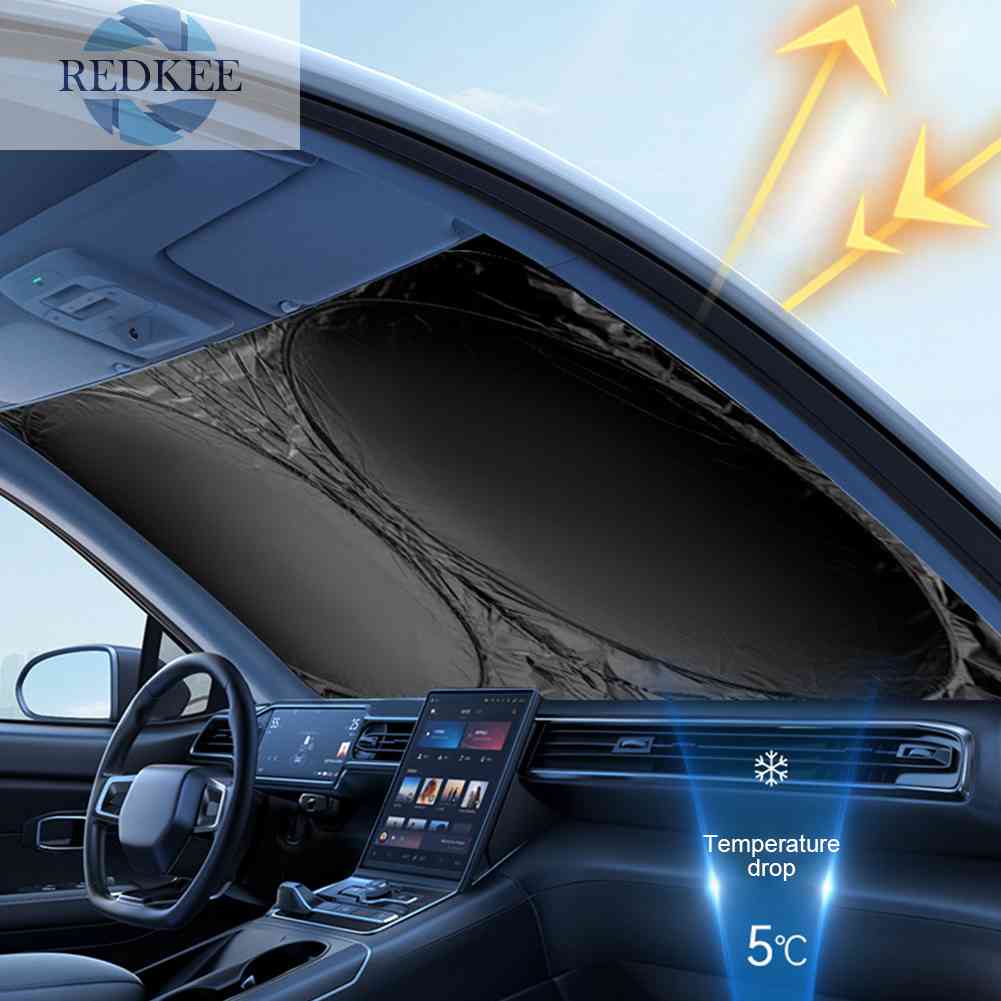 Tấm Che Nắng Cách Nhiệt Gắn Cửa Sổ Xe Hơi Tiện Dụng