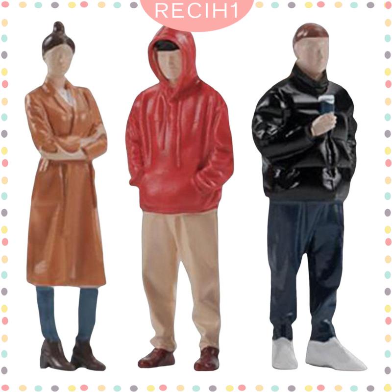 Mô Hình Người Bằng Nhựa Resin Tỉ Lệ 1 / 32 Trang Trí Nhà Búp Bê