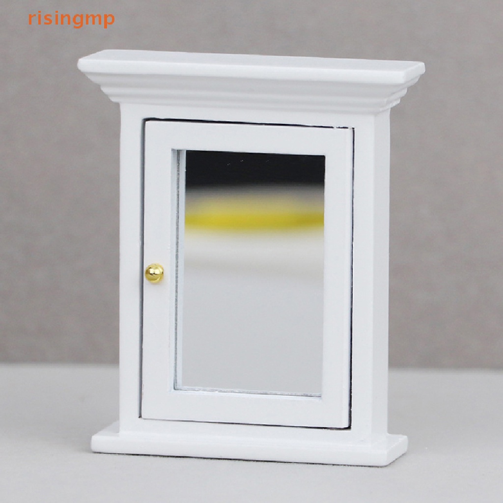 Gương Trang Trí Nhà Búp Bê Phong Cách Trung Hoa Cổ Điển Tỉ Lệ 1 / 12