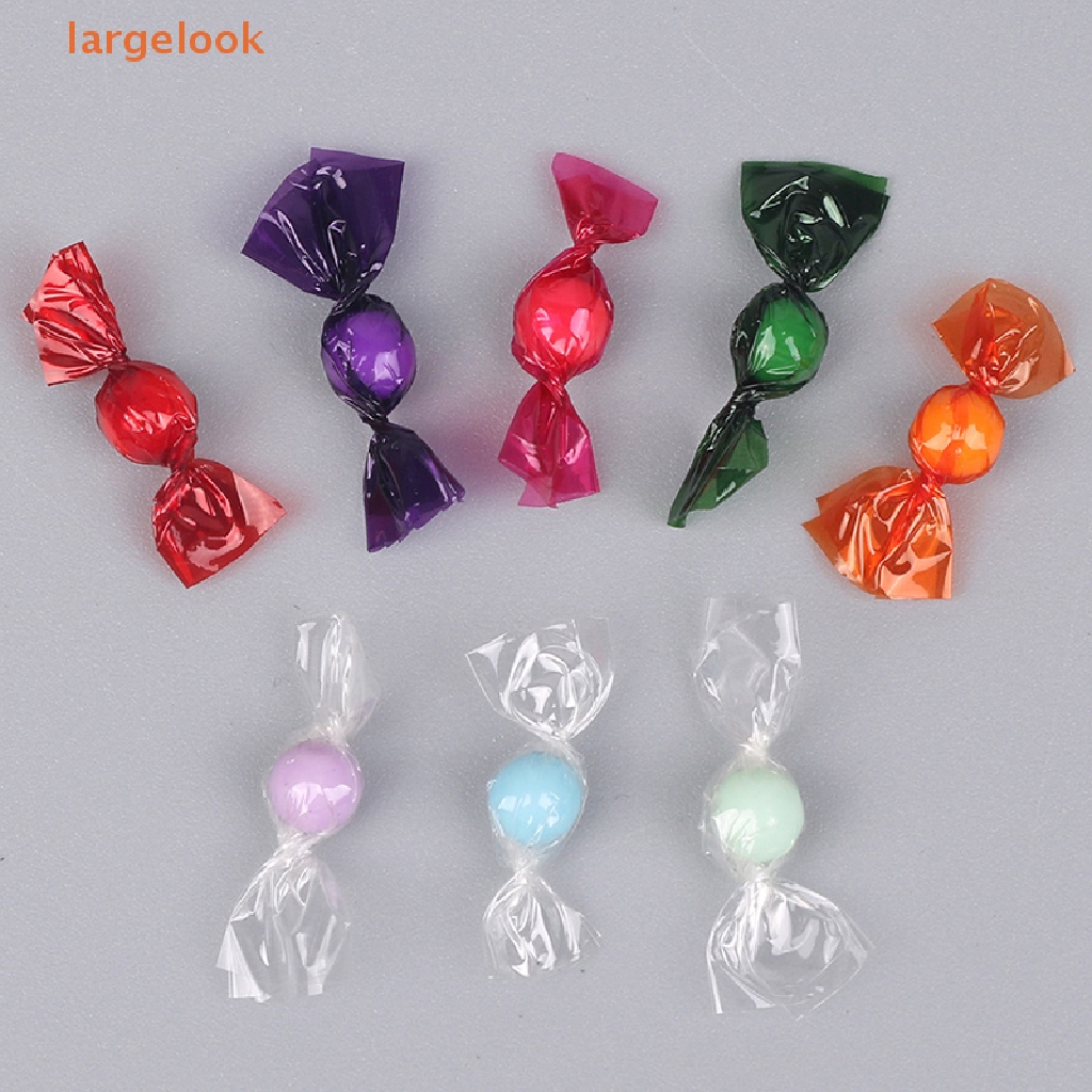 Set 5 / 10 Mô Hình Bánh Kẹo Mini Nhiều Màu Sắc Trang Trí Nhà Búp Bê