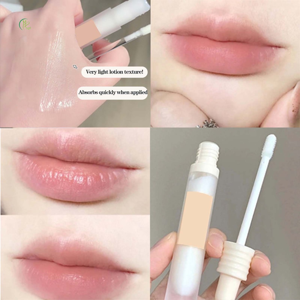 1 Son Dưỡng Môi Tinh Chất Sữa Dưỡng Ẩm Không Màu Chống Nếp Nhăn Kèm Cọ
