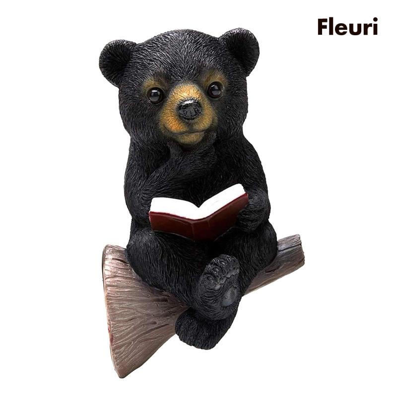 Mô Hình Gấu Đen Siêu Bền Trang Trí Sân Vườn / Ban Công / Sân Vườn