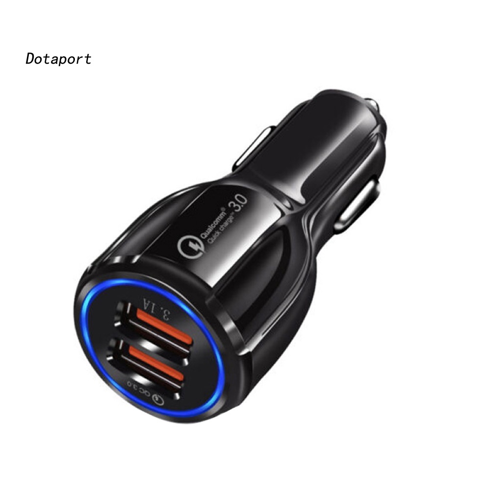 Tẩu Sạc Điện Thoại Nhanh QC3.0 3.1A Cho Xe Ô Tô