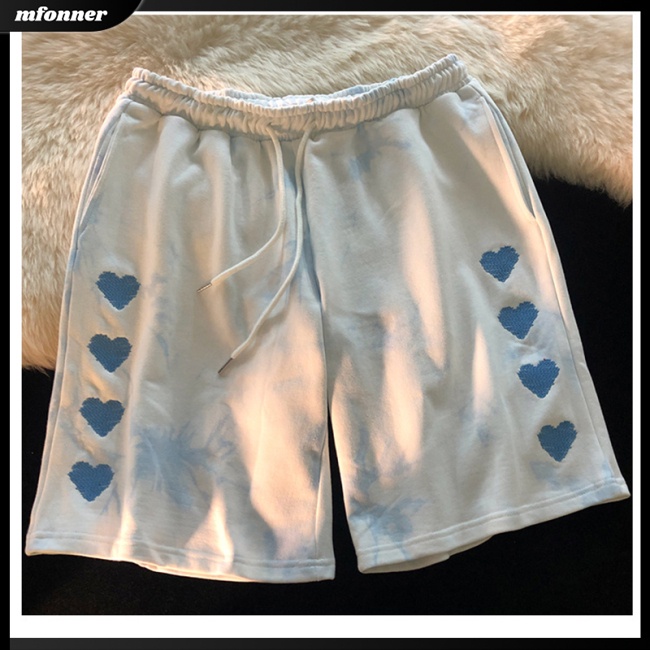 Quần Short Thể Thao Họa Tiết Màu Nhuộm Thời Trang Cho Nam Và Nữ