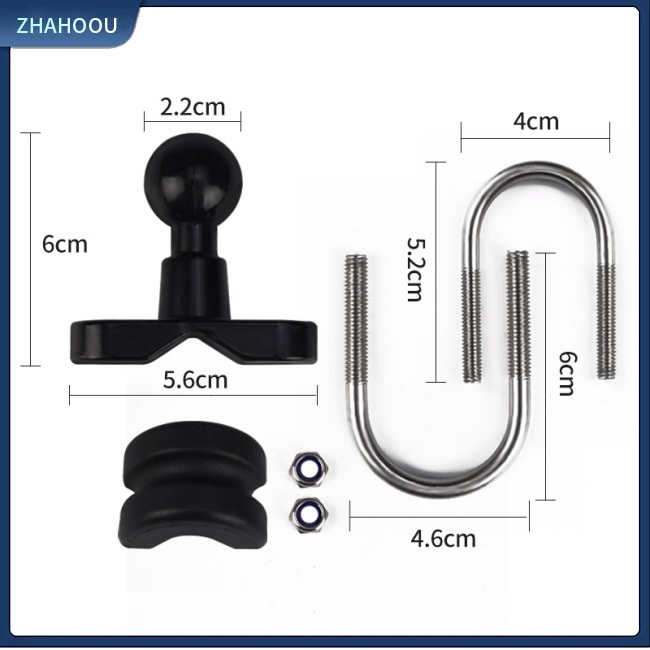 ☃Nhà Cửa☃ Giá Đỡ Điện Thoại Gắn Kính Chiếu Hậu Xe Máy Hình Chữ U