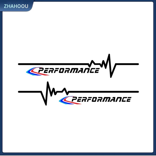 ☃Nhà Cửa☃ 1 Cặp Miếng Dán Trang Trí Cửa Sổ Xe Hơi Họa Tiết Kẻ Sọc In Chữ Độc Đáo