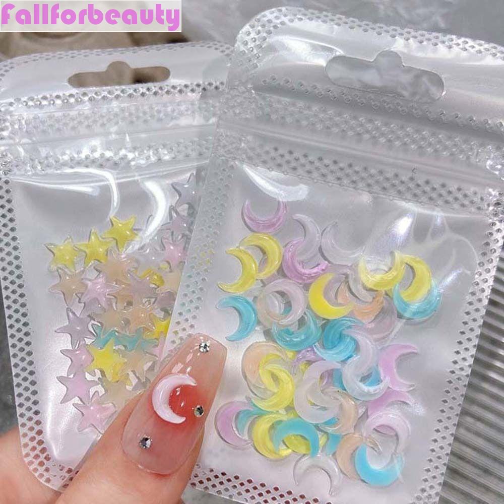 Phụ Kiện Resin Hình Ngôi Sao Trang Trí Móng Tay Nghệ Thuật Dành Cho Nữ