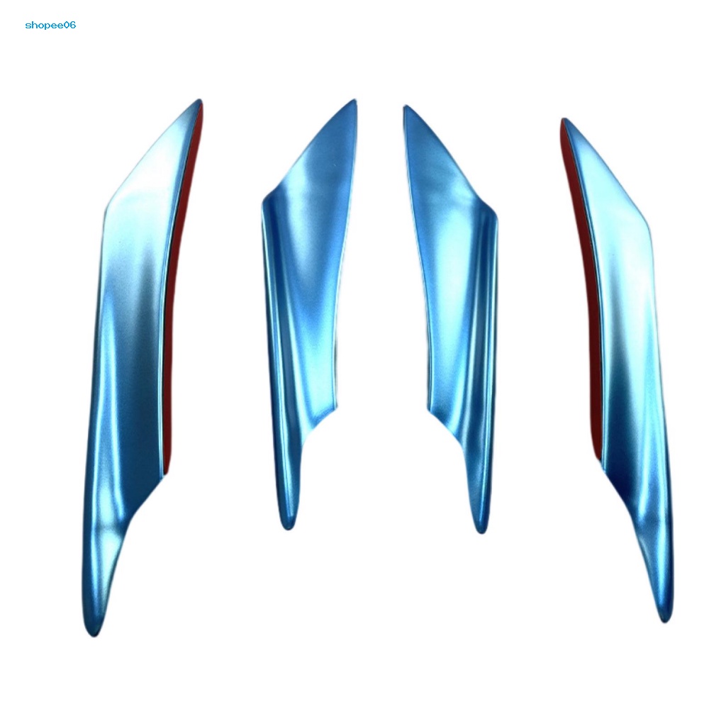 Bộ 4 Miếng Dán Trang Trí Cản Sau Xe Hơi Chuyên Dùng