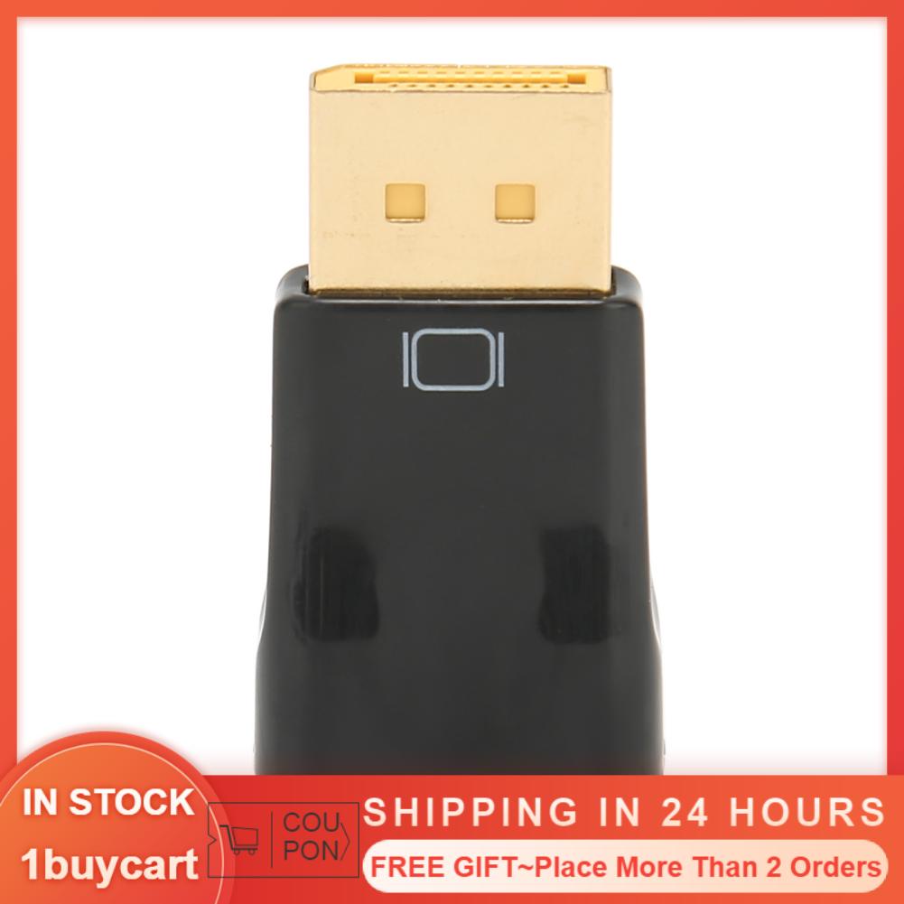 1buycart1 DisplayPort to VGA Adapter 1920x1080 60Hz DP Male Female Connector for Computer  Projector HDTV new.