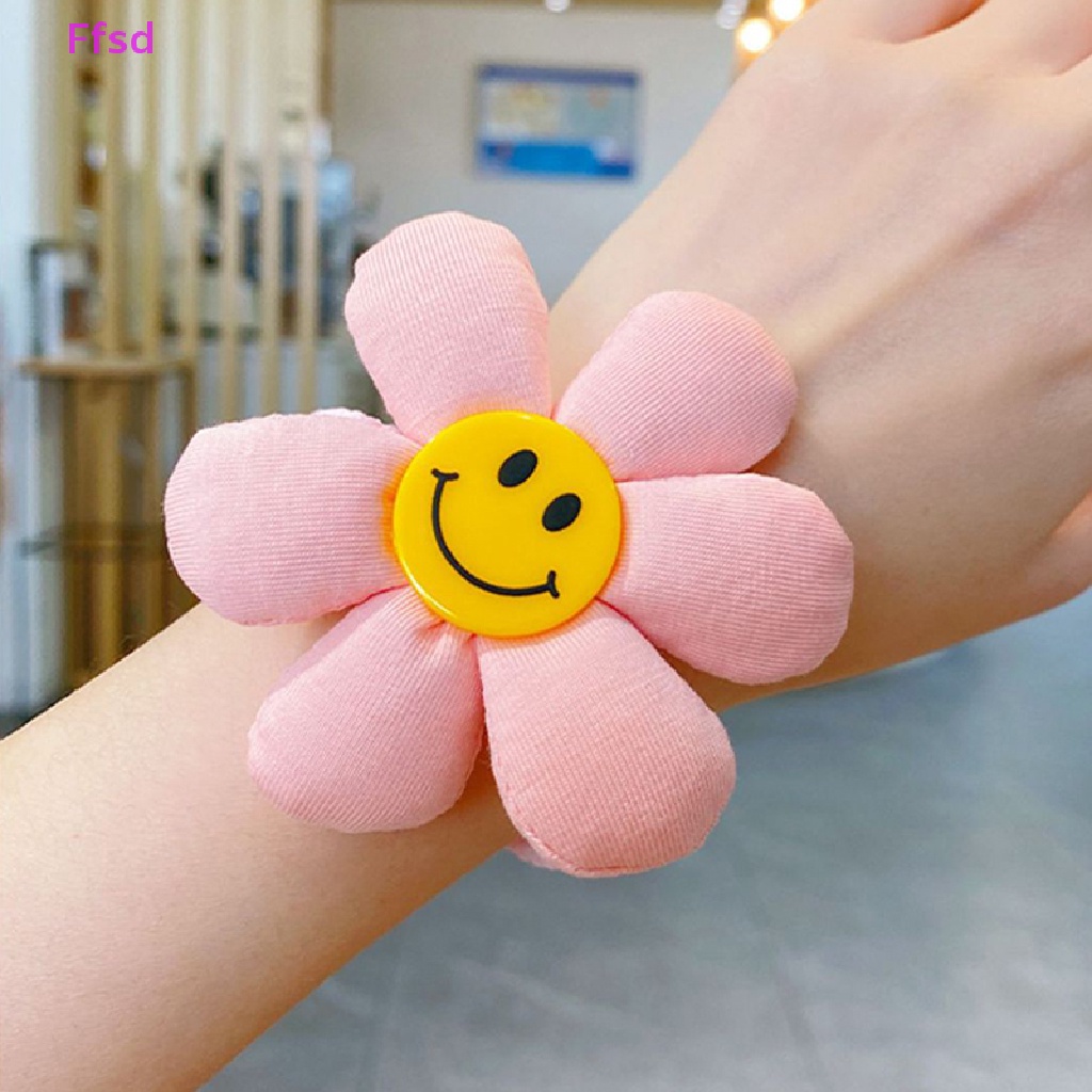 {Ffsd} Dây Buộc Tóc Đuôi Ngựa Cao Hình Hoa Hướng Dương Đáng Yêu Cho Bé * Hàng Bán Chạy