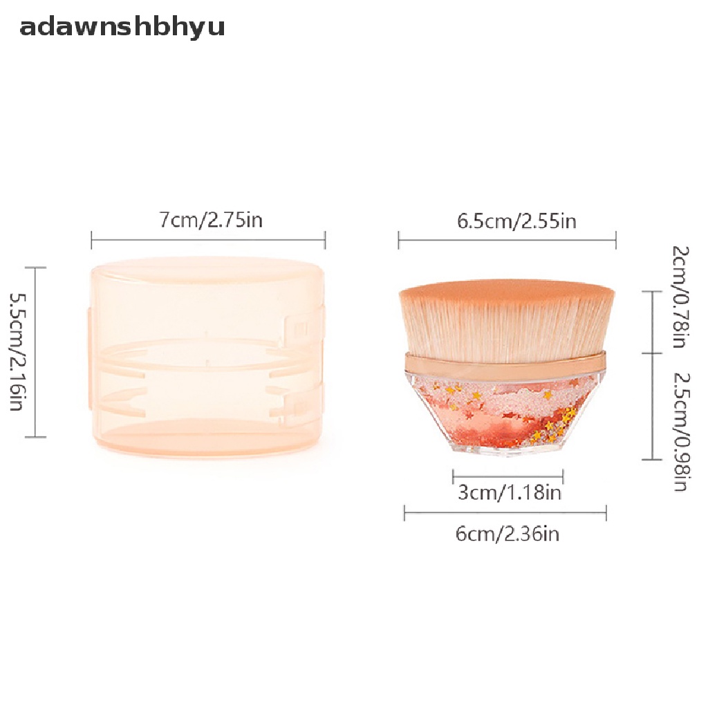 1 Cọ Trang Điểm adawnshbhyu Tay Cầm Phép Thuật Không Để Lại Dấu Vết