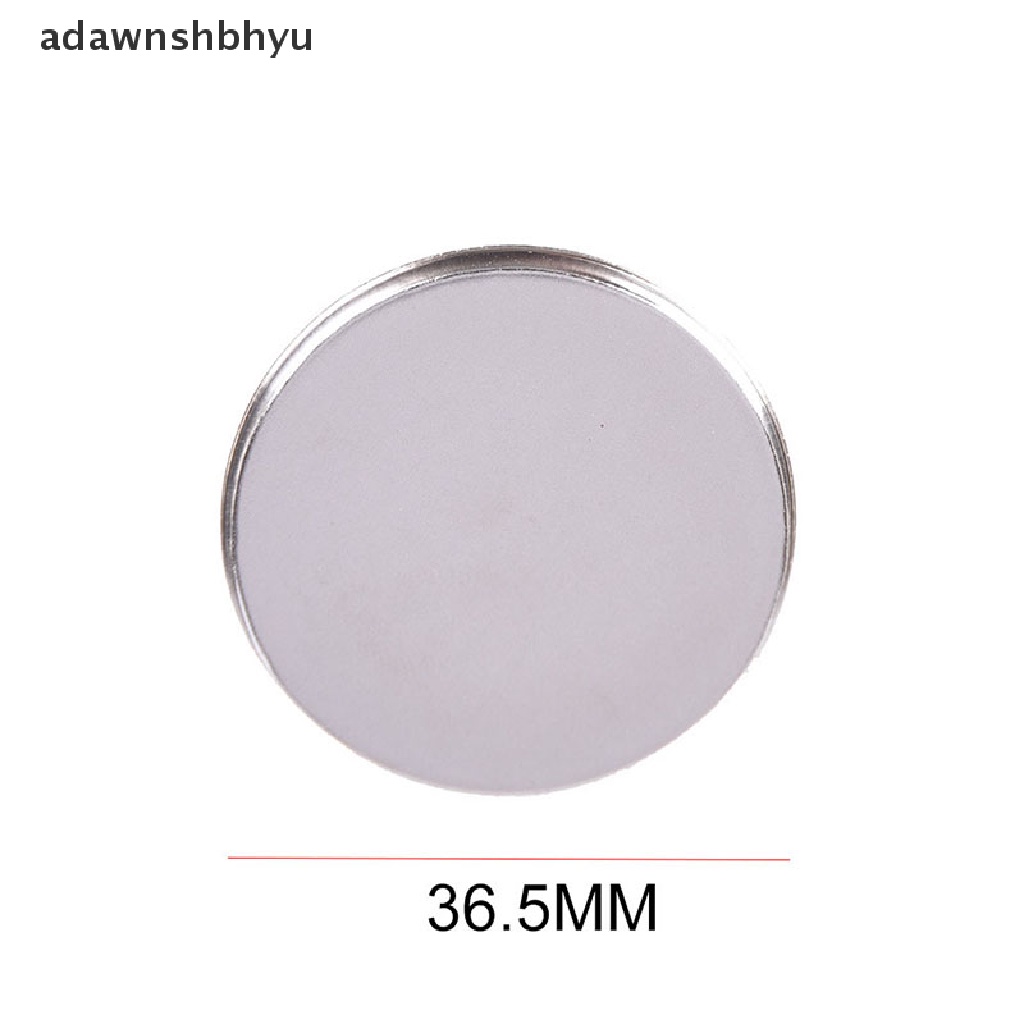 Set 5 / 15 Khay Thiếc Tròn Rỗng Từ Tính 36.5MM Đựng Phấn Mắt