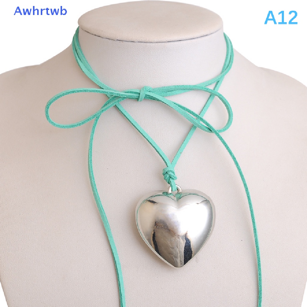 Vòng cổ Mặt Hình Trái Tim Đính Đá Thời Trang Cho Nữ Mới