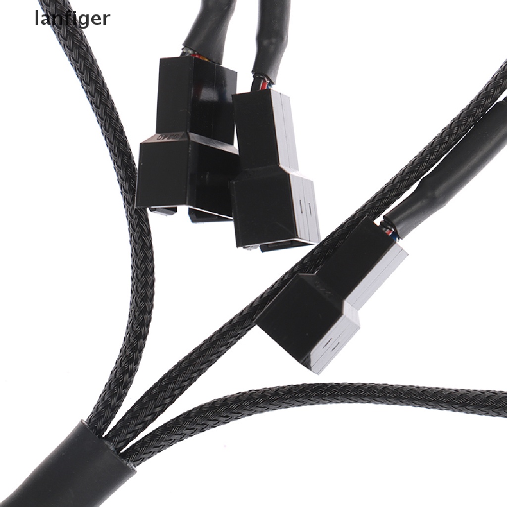 Dây Cáp Chia 4 Pin PWM 4pin Sang 3 Chiều Cho PC