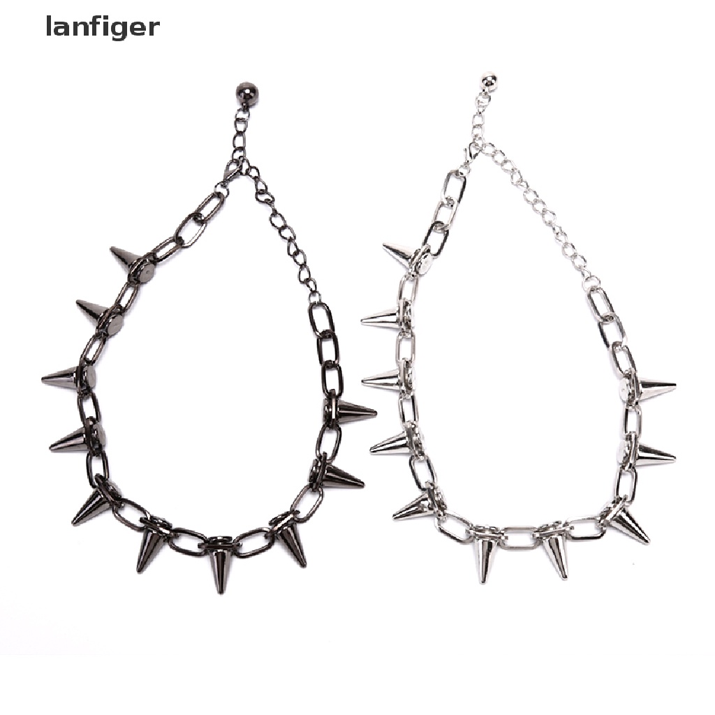 Vòng Cổ Choker Đinh Tán Phong Cách Punk Rock Mới