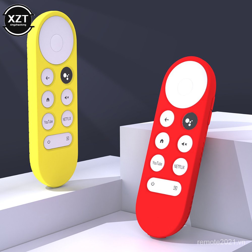 Ốp Silicone Chống Sốc Bảo Vệ Cho Điều Khiển Từ Xa Bằng Giọng Nói Chromecast Google TV 2020
