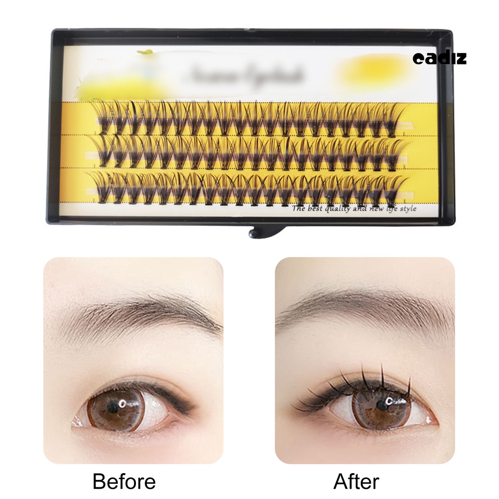 1 Hộp Lông Mi Giả Bằng Giấy Kraft Tự Nhiên Trọng Lượng Nhẹ Thoải Mái