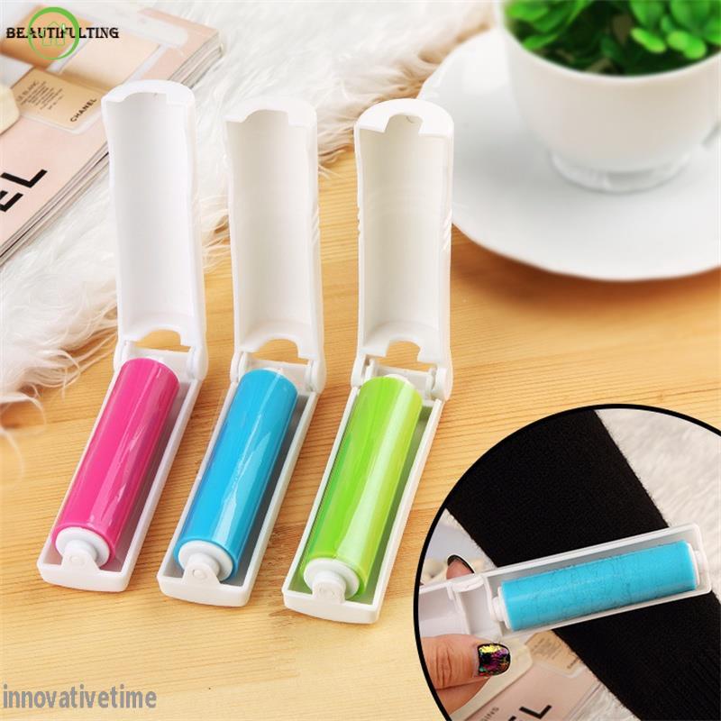 Cây lăn bụi quần áo, chăn màn, lông chó mèo 16cm - sử dụng lõi giấy dạng con lăn bụi, dùng để lăn dính, xé từng lớp