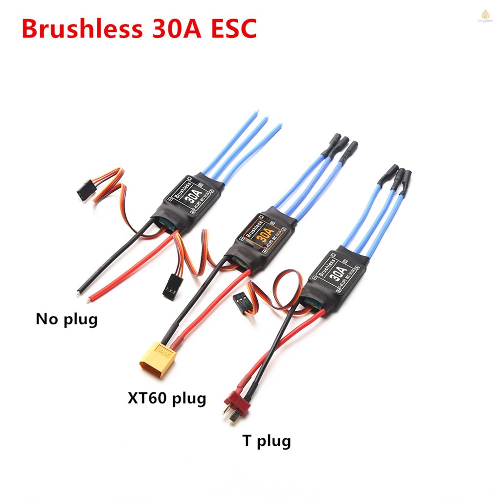 Bộ Điều Khiển Tốc Độ Điện Tử ESC 2-4S 30A Với Đầu Chuối 5V 2A BEC 3.5MM Cho Máy Bay Điều Khiển Từ Xa FPV F450