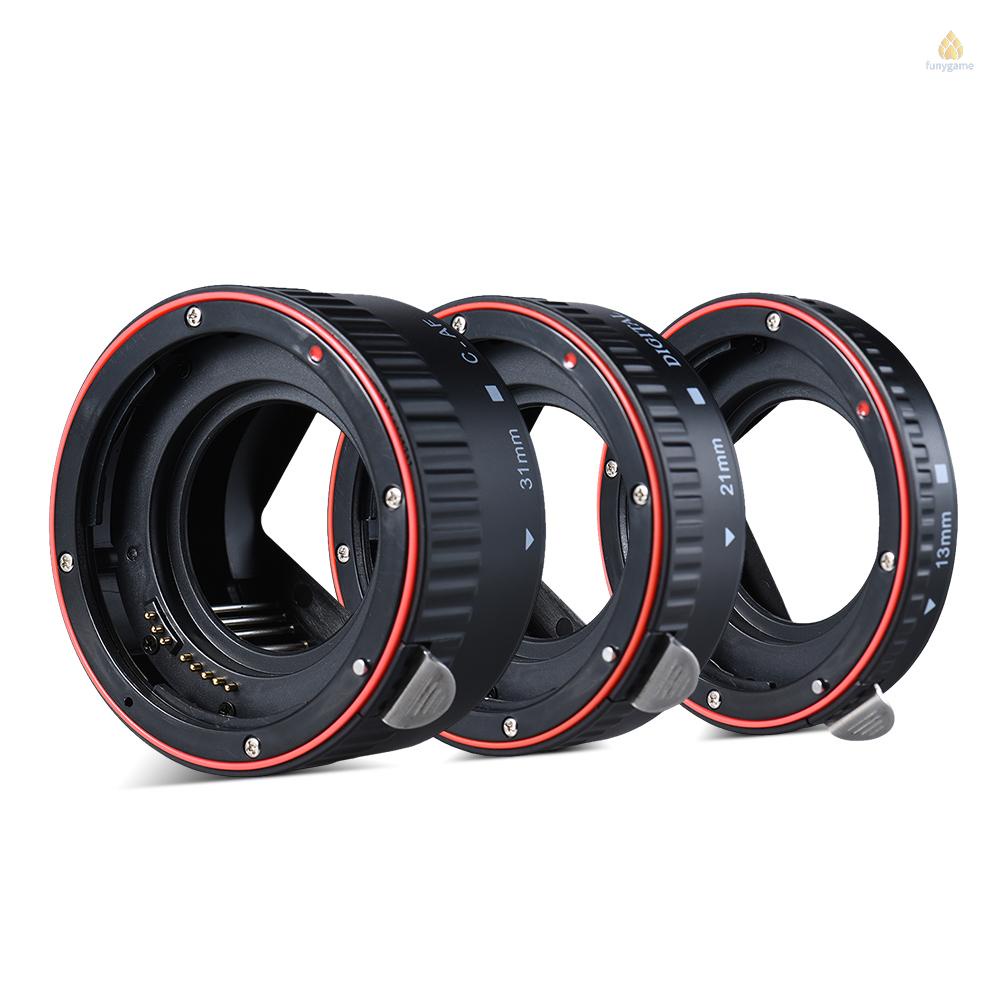 ANDOER Bộ 3 Ống Mở Rộng 13mm 21mm 31mm Cho Máy Ảnh Và Ống Kính 35mm SLR EF Và EF-S