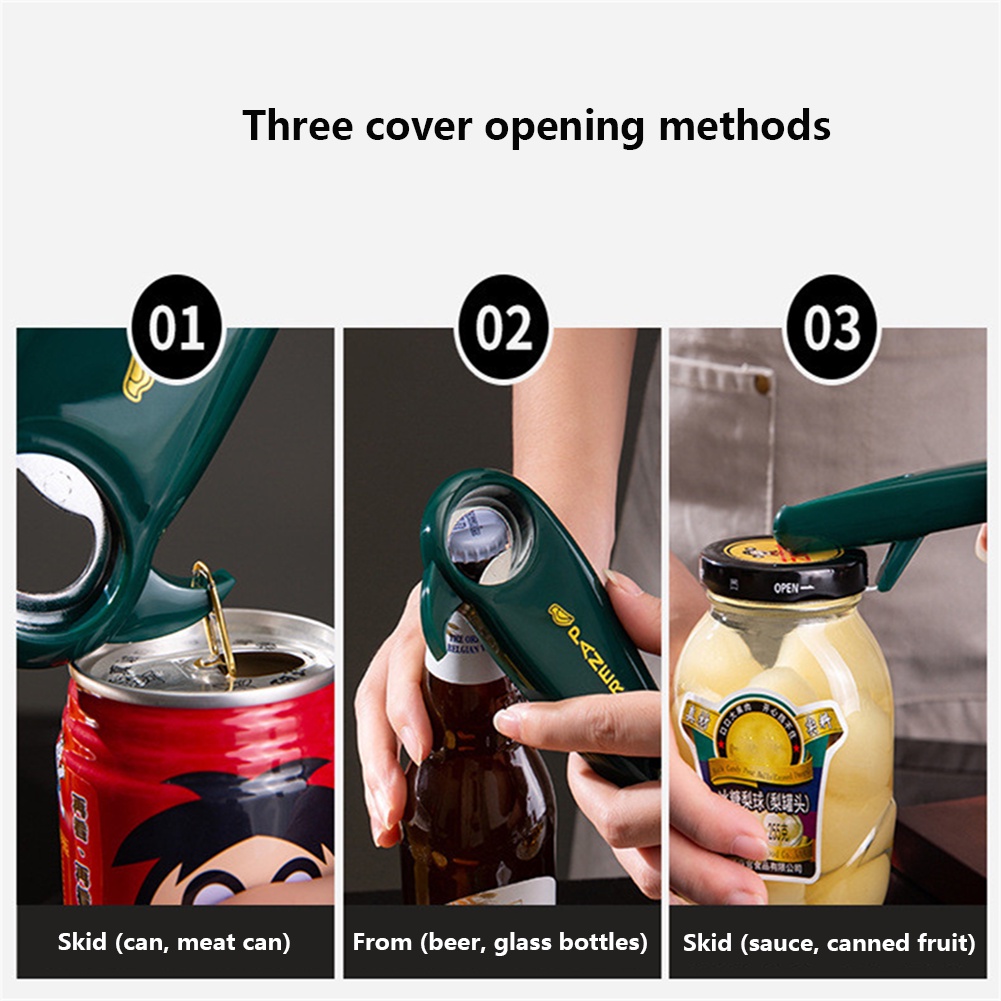 Tiện ích Nhà Bếp Dụng Cụ Mở Chai Bia Lỗ Treo Vật Dụng Nhà Bếp Dụng Cụ Mở Nắp Nhựa Dụng Cụ Mở Nắp Tuốc Nơ Vít Dụng Cụ Mở Chai Dụng Cụ Mở Hộp Dụng Cụ Mở Nắp Chai