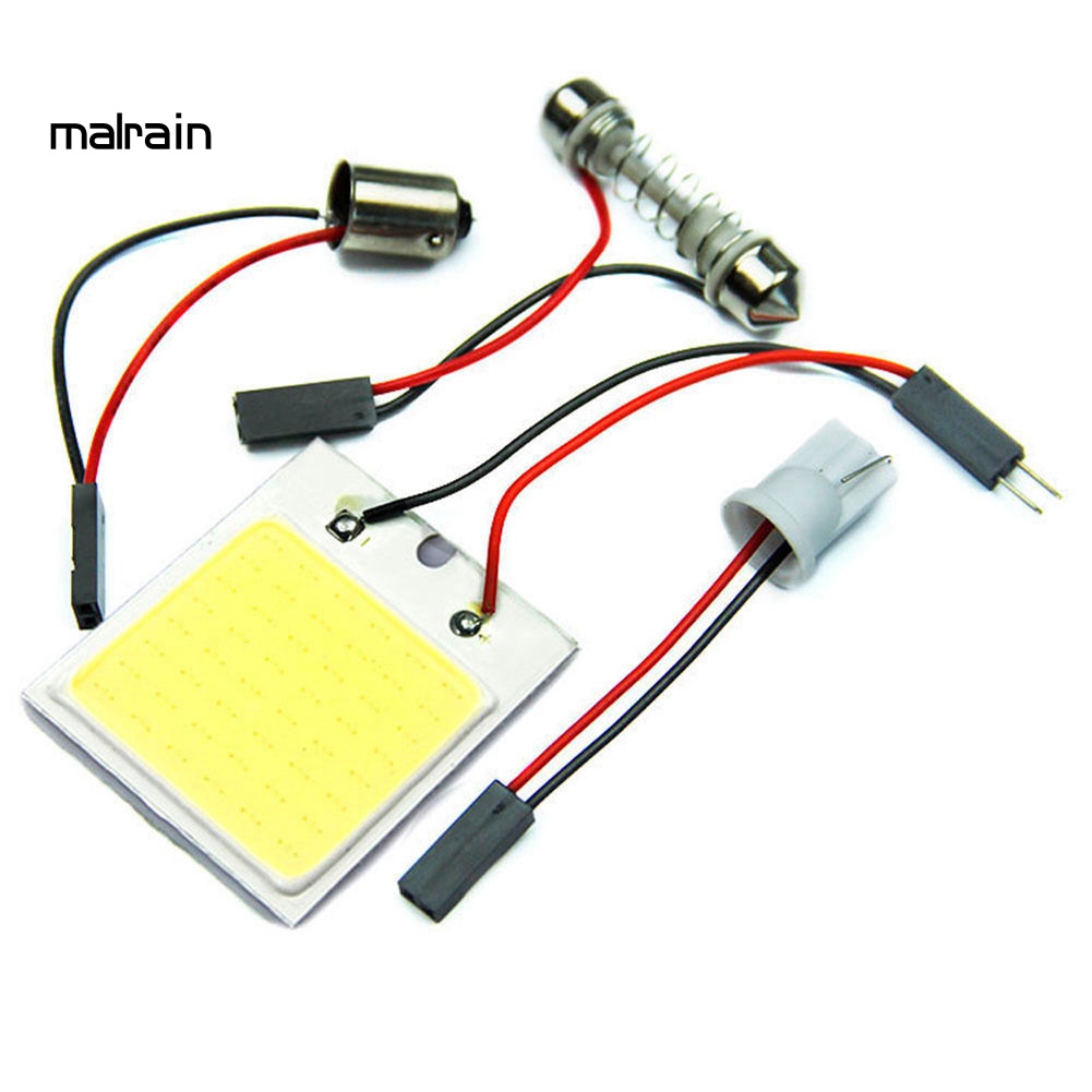 Bảng Đèn LED COB 48 SMD 4W 12V Ánh Sáng Trắng Chuyên Dụng Cho Xe Hơi