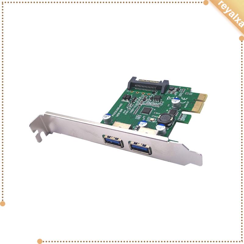 Card Mở Rộng 2 Cổng Pcie 1x Sang USB 3.2 Gen1 5Gbps Cho Máy Tính