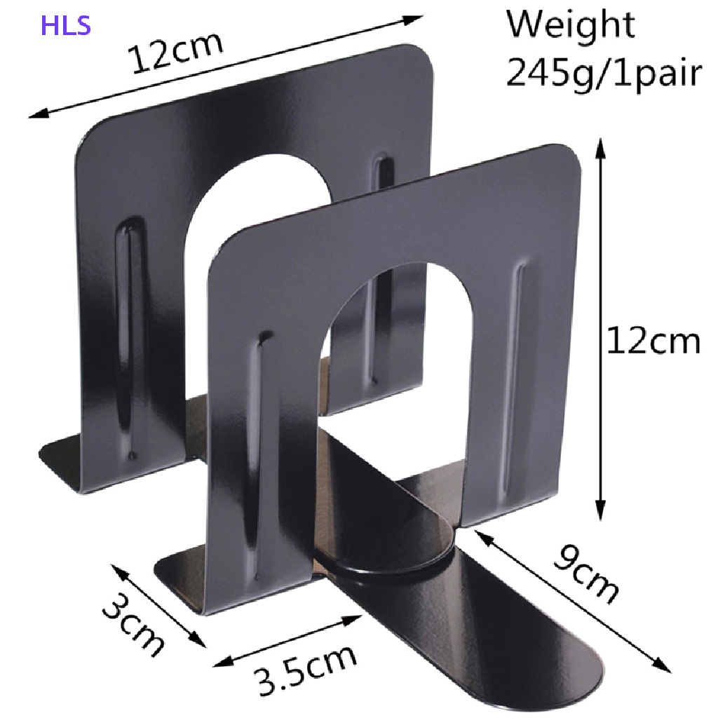 Bộ 2 Giá Đỡ Sách / Tạp Chí Bằng Kim Loại Trang Trí Văn Phòng