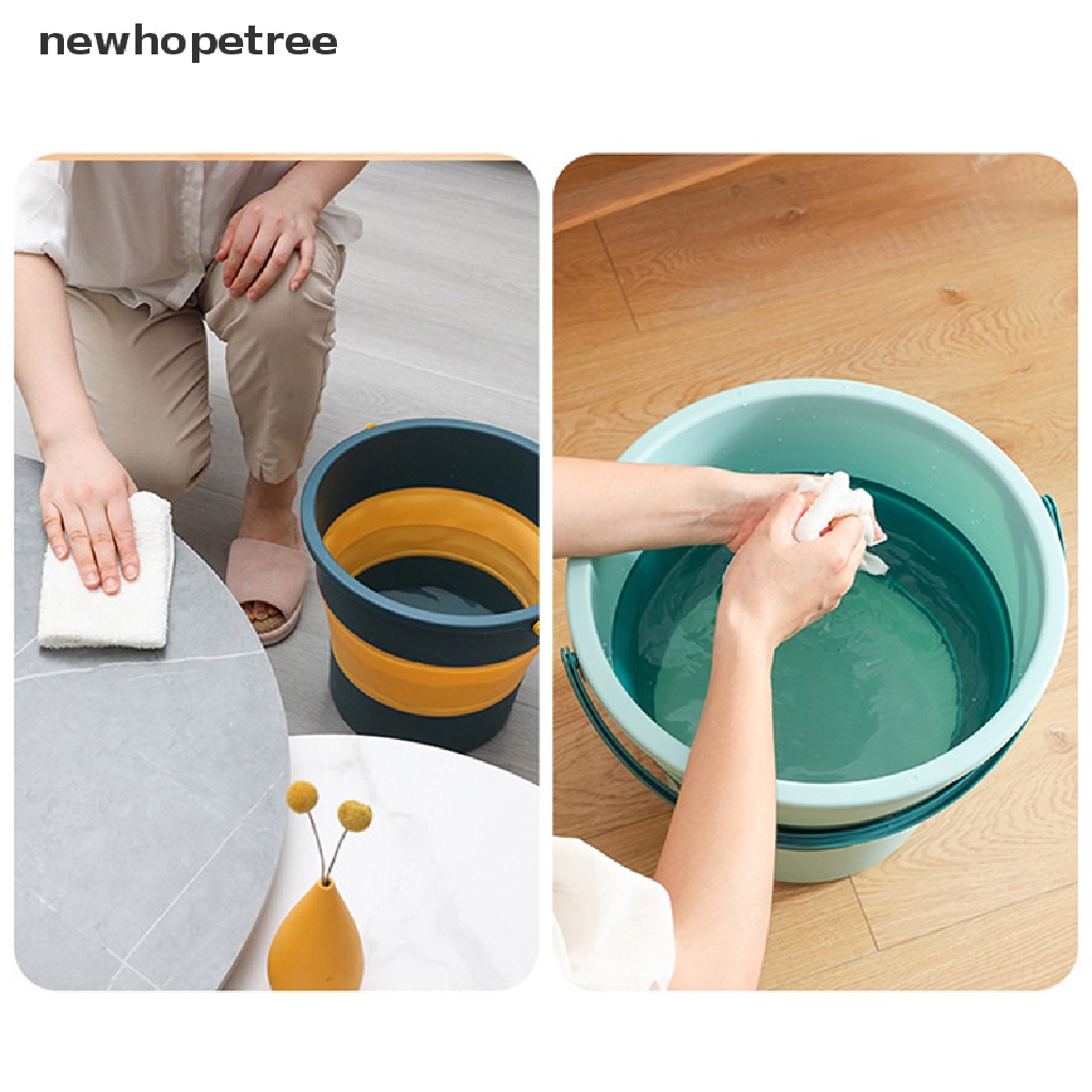 Xô Đựng Nước Có Thể Gấp Gọn Tiện Dụng Khi Đi Câu Cá / Cắm Trại