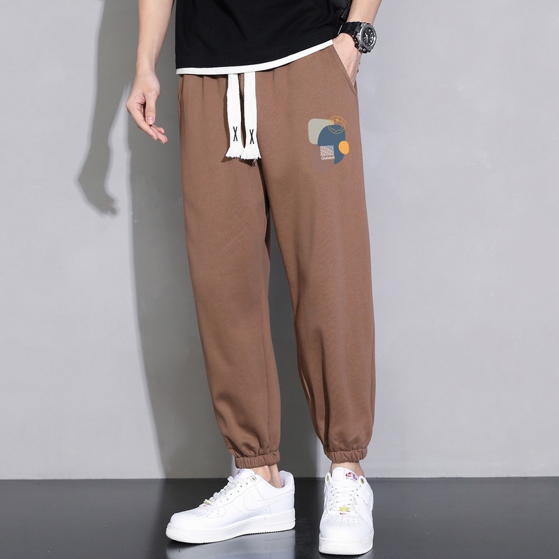 Quần Dài Lưng Cao In Họa Tiết Phong Cách Hàn Quốc Thời Trang Mùa Hè Cho Nam