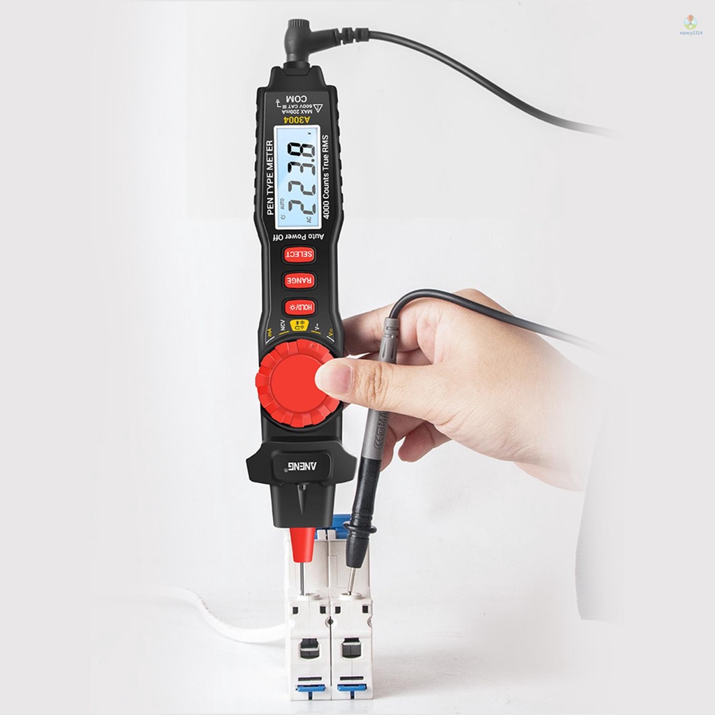 Vạn Năng Kế ANENG A3004 Kỹ Thuật Số Tự Động NCV AC / DC Có Màn Hình LCD