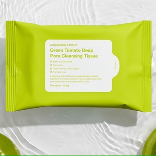 Sungboon Editor Green tomato deep pore clean cleansing tissue