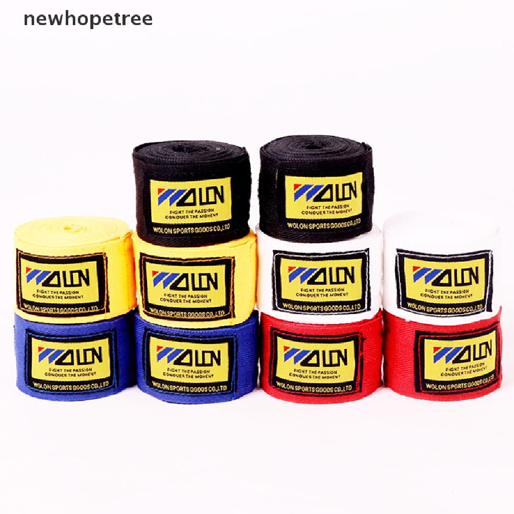 1 Cặp Đai Quấn Cổ Tay Bằng Cotton Tập Taekwondo Muay Thai MMA