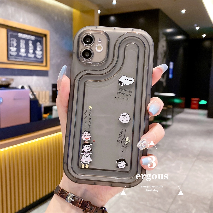 Ốp Điện Thoại TPU Mềm In Hình Chú Chó Snoopy Dễ Thương Cho iPhone 14 13 12 11 Pro Max 7 8 Plus SE2020 X XR Xs Max