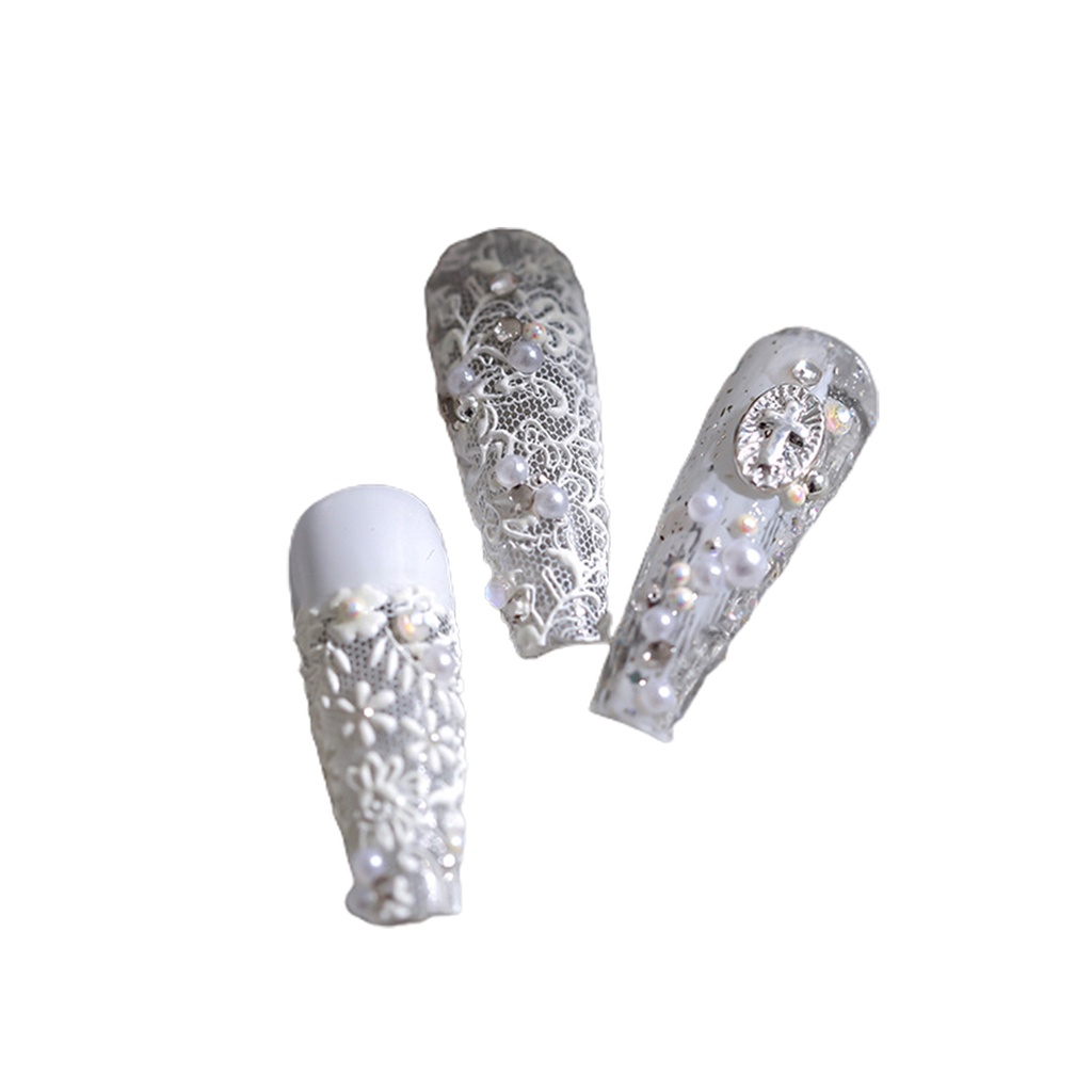 Nhãn Dán Móng Tay Lá Nhôm 5D Tự Dính Không Phai Màu Siêu Mỏng