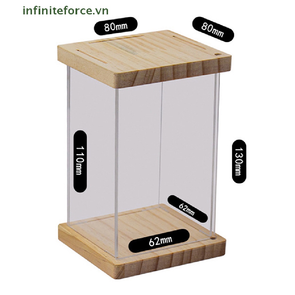 Hộp Trưng Bày Mô Hình Búp Bê Trong Suốt Chống Bụi DIY