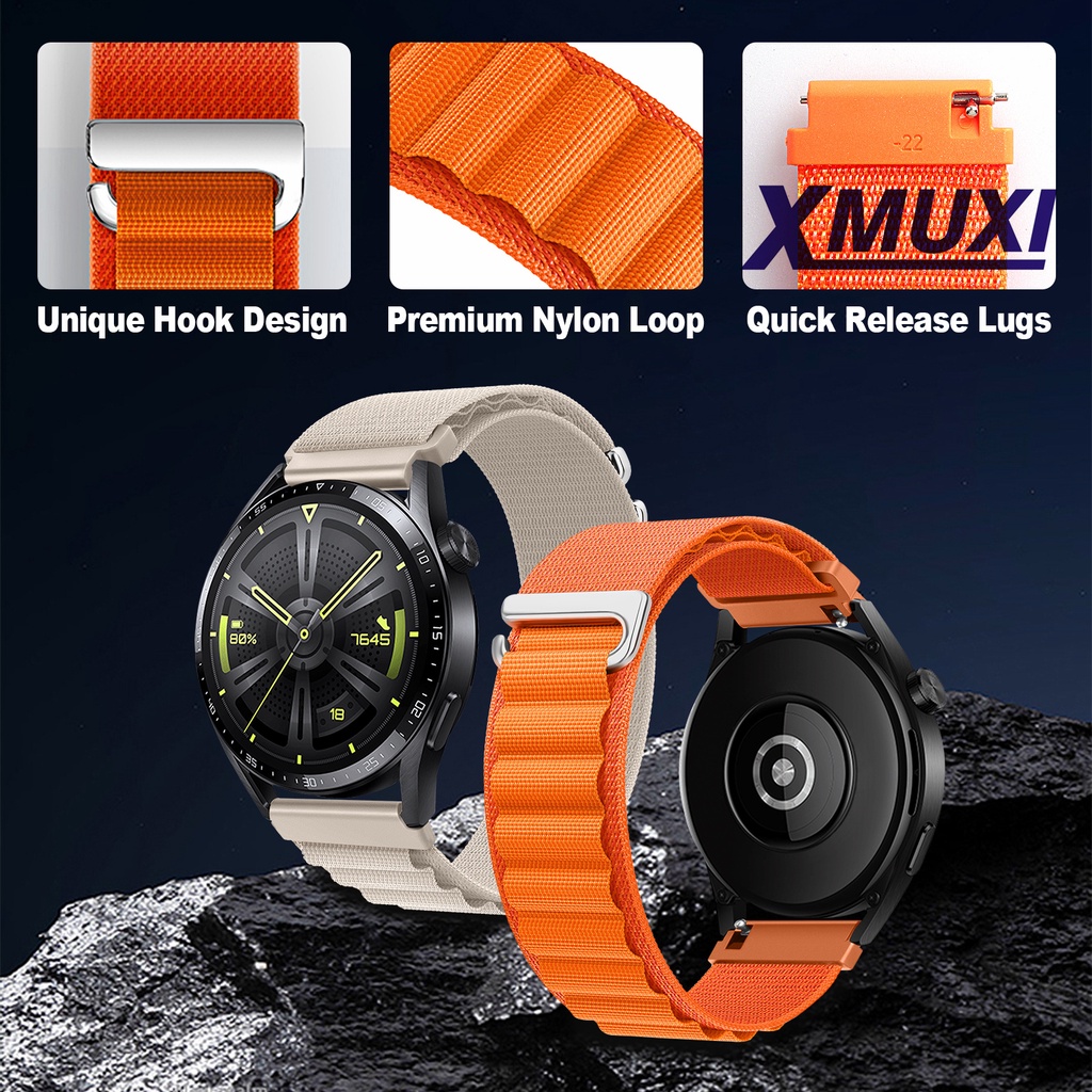 Dây Đeo Đồng Hồ 22mm Tháo Lắp Nhanh 22mm Cho Huawei GT 3 46mm / Watch 3 46mm / Watch 3 Pro 48mm / GT 2 Pro 46mm