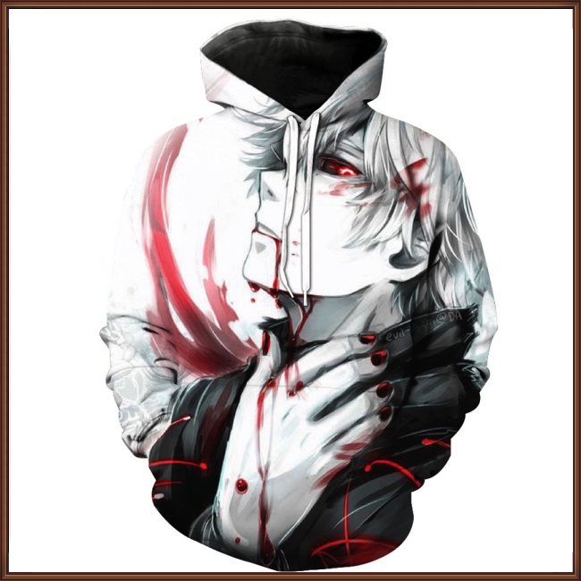 Áo Hoodie In Họa Tiết Nhân Vật Anime 3D Phong Cách Nhật Bản