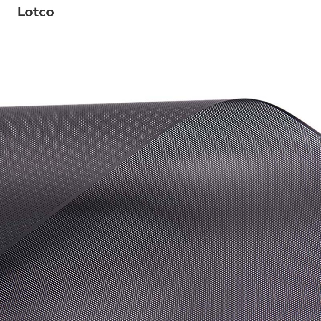Lotco Tự làm 30x100cm máy tính lưới PVC PC trường hợp FAN COOLER Đen bụi lọc Bìa VN