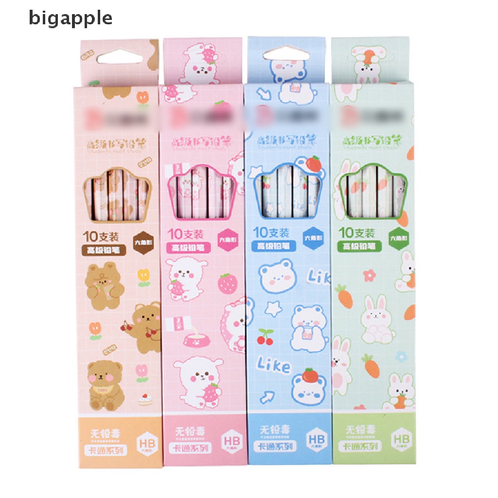 Set 10 Bút Chì Họa Tiết Hoạt Hình Đáng Yêu