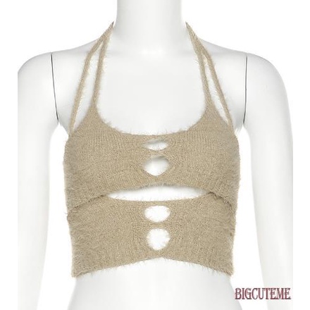 [] - Áo Sát Nách Hở Lưng Màu Trơn Thời Trang Đi Tiệc Mùa Hè Cho Nữ