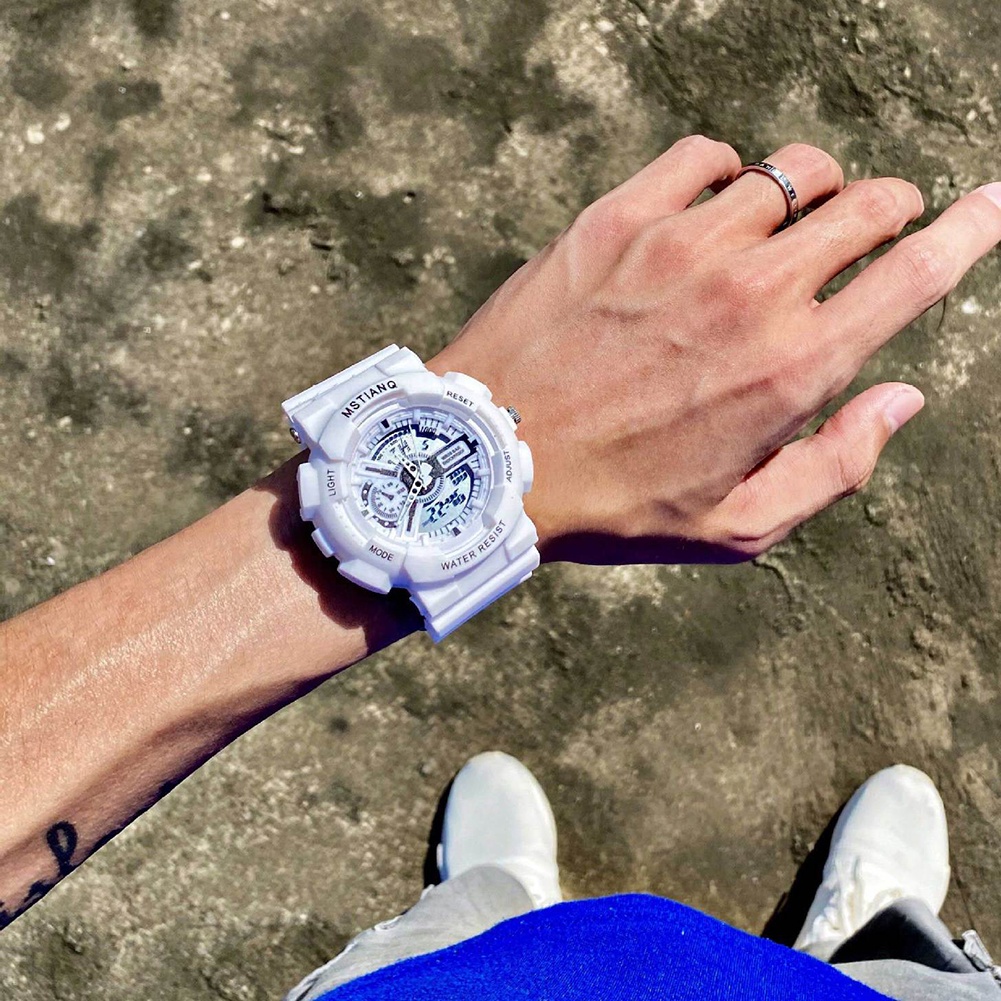 Đồng Hồ Điện Tử Chống Thấm Nước Thời Trang Dành Cho Trẻ Em Và Người Lớn