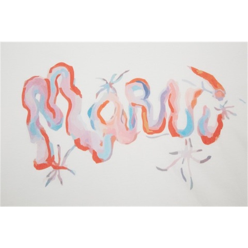 Áo Thun Tay Ngắn In Chữm-A-R &amp; - new artist Cobranded Thời Trang Mùa Hè Cho Nam Và Nữ