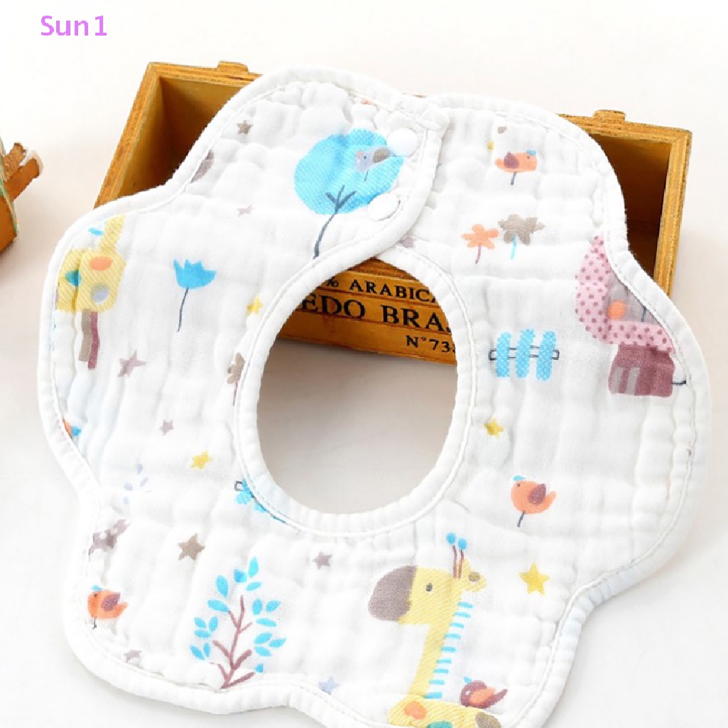 Yếm Ăn Mềm Mại Xoay 360 Độ Dành Cho Bé Sơ Sinh