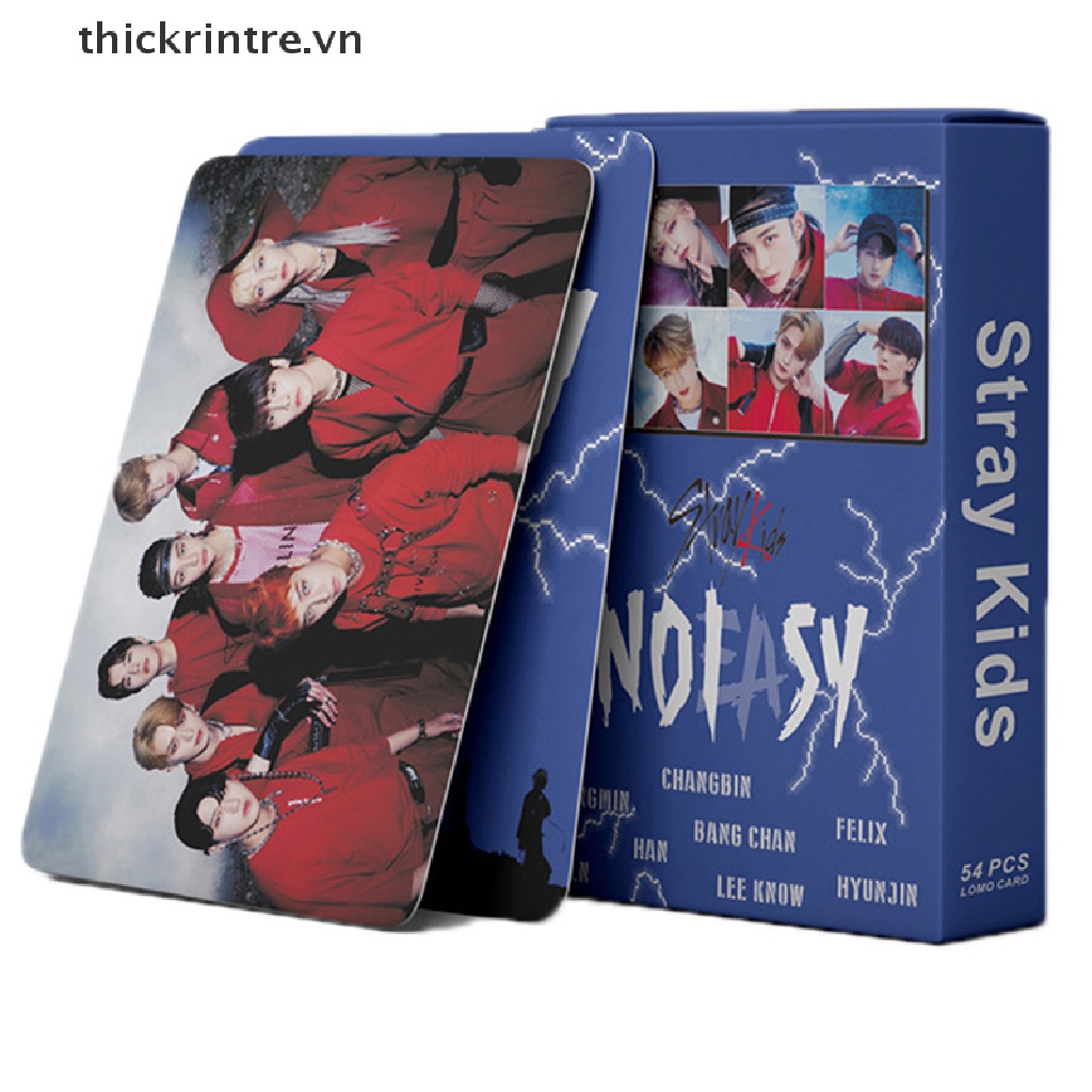Bộ 54 Thẻ Hình Nhóm Nhạc Straykids Cho Bé Trai